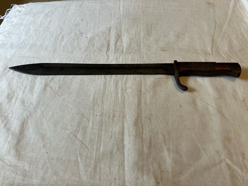WW1 Imperial German M1898/05 Butcher Blade Bayonet Simson & Co. Suhl-No Scabbard