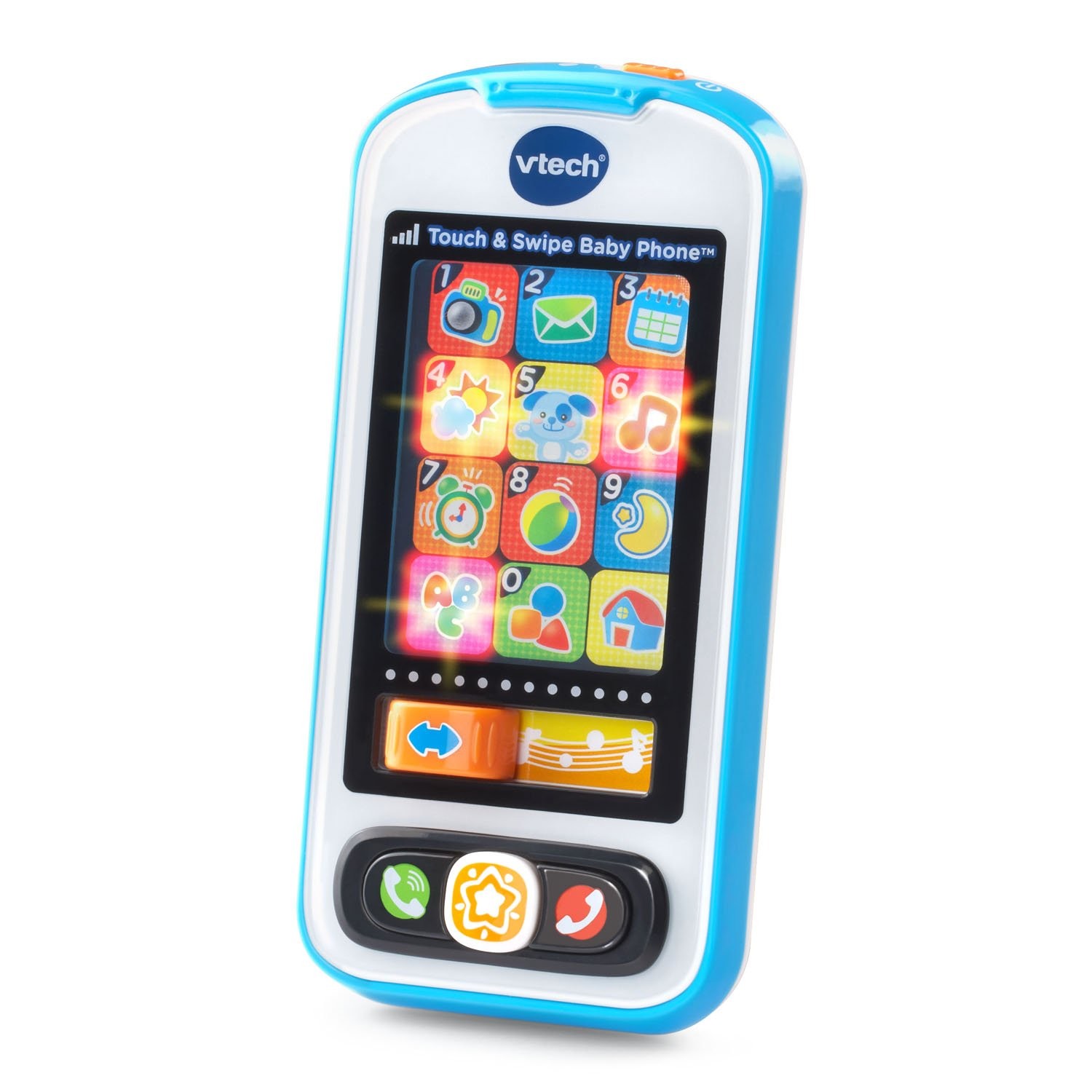 VTech Touch Screen Baby Phone with 12 Light Up Apps and Musi