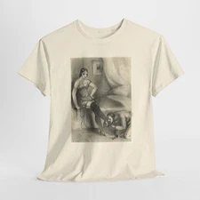 Vintage 1931 BDSM Art T-Shirt, 1931 Luc Lafnet Design, Adult Erotica Tee, Fetish