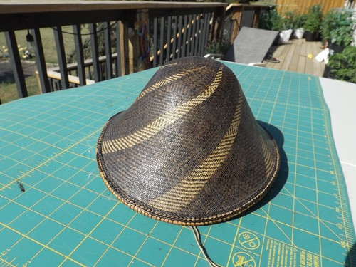 Vintage Philippines Hat ( salakot ) mapping hat