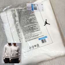  NEW Men's NIKE JORDAN Brooklyn Fleece Pullover Hoodie SAIL FV7281 133   