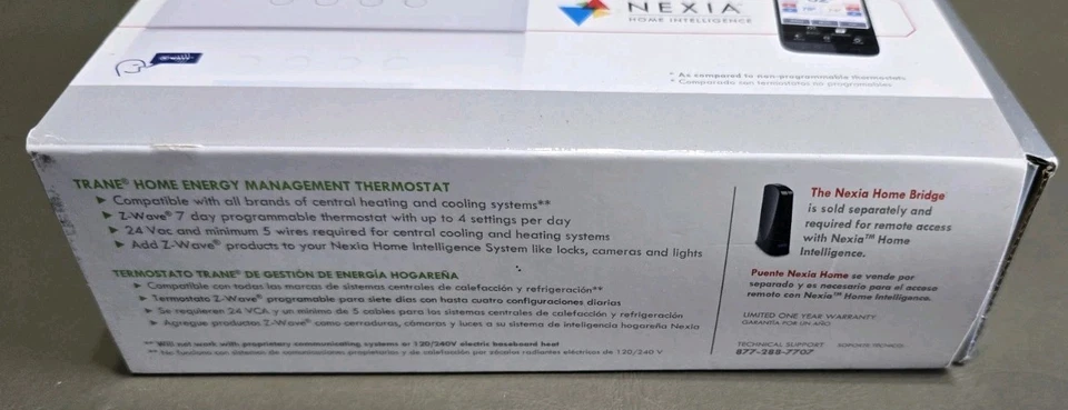 TRANE Home Energy Management Programmable Smart Thermostat Nexia Intelligence  - Image 4 of 4