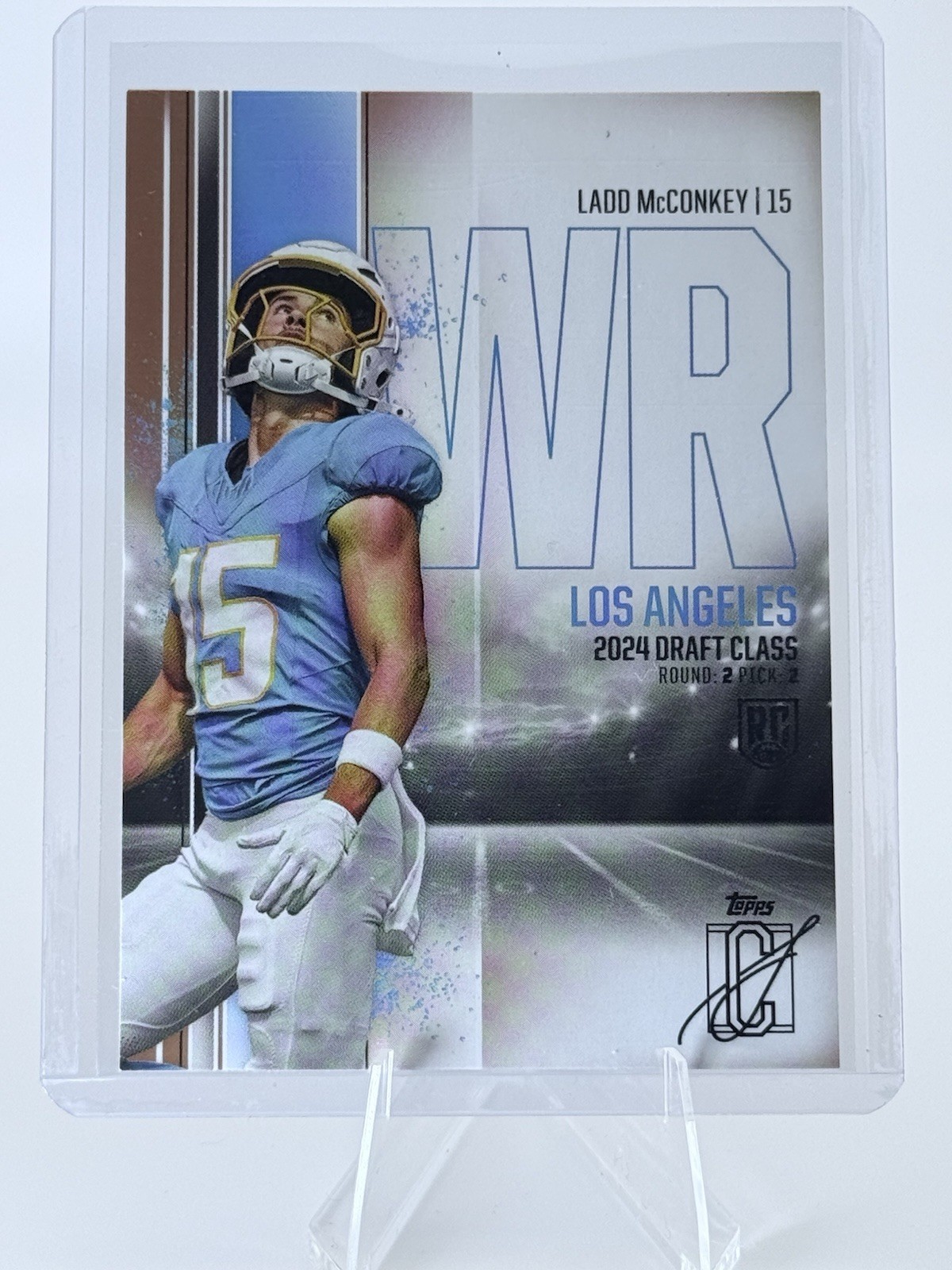 2024 Topps Signature Class - Ladd McConkey #135 Bronze Rookie (RC) - Chargers