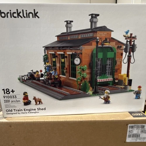 LEGO Old Train Engine Shed 910033 Trains 2331 pcs Complete Set Boxed