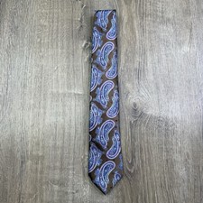 Ermenegildo Zegna Tie Paisley Print 100 Silk Made In Italy