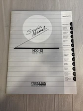 Princeton Graphic Systems HX-12 Monitor Service Manual w Schematics 