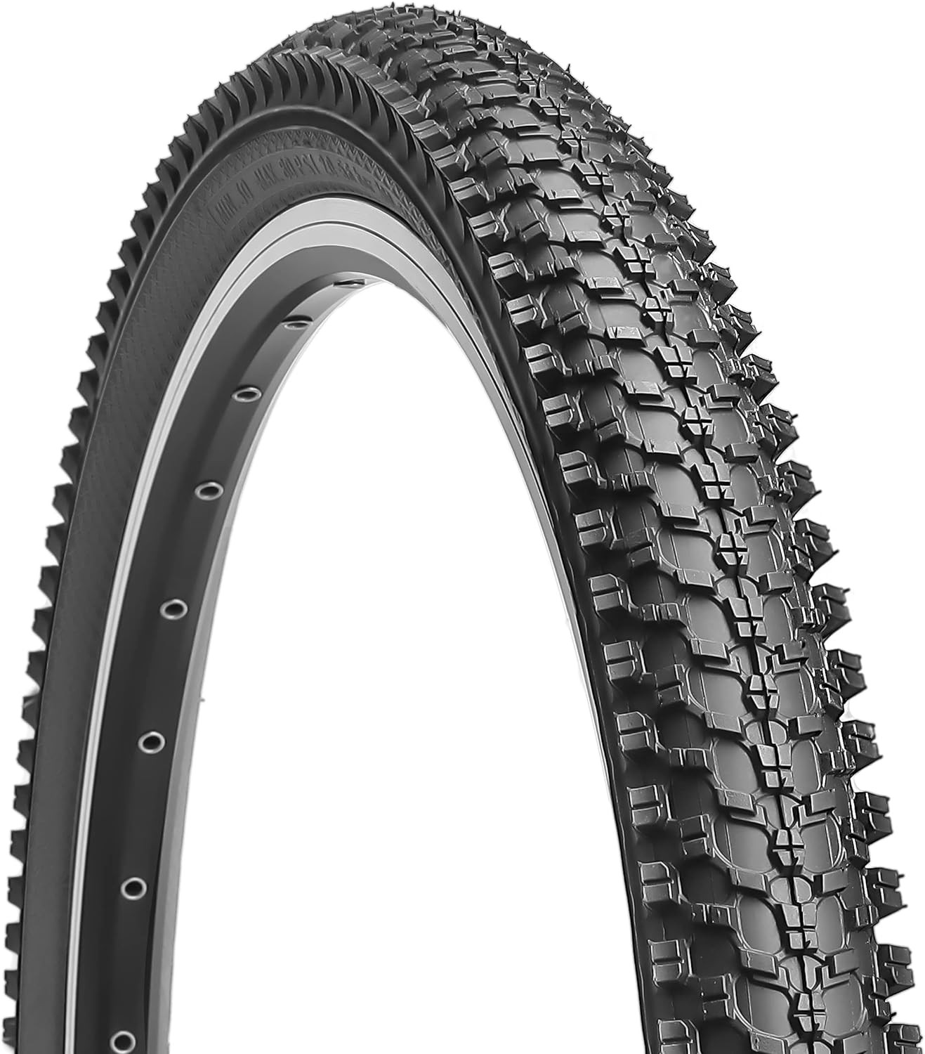 Hycline Bike Tire,20/24/26/27.5 Inch Folding 24x1.95-Inch, 24x1.95 Black 