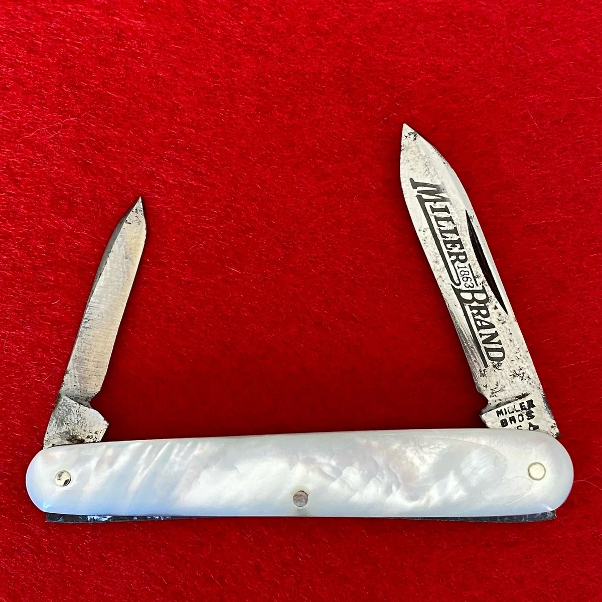 Miller Bros. Collectible Vintage Factory Manufactured Folding