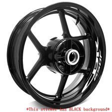 For Honda CBR650F 14-18 17 16 15 Racing 17'' Decal Wheel Rim Sticker White