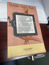 1956 Ted Withers Hollywood Artists Sketch Pad Pin-up Calendar Chicago GGA Risqué