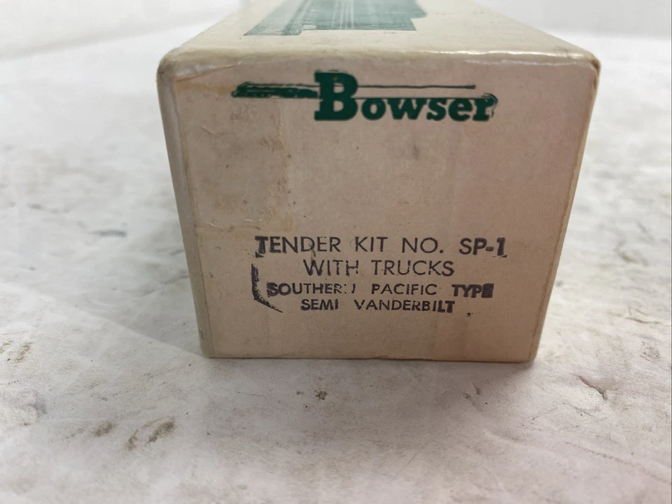 Bowser SP-1 SP Type Semi Vanderbilt tender kit - Image 2 of 4