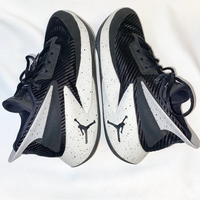Jordan AJ9499 010 Men\'s Black White Basketball Sneakers Shoes Sz 8 Logo Athletic Jordan AJ9499 010 Men main image 4