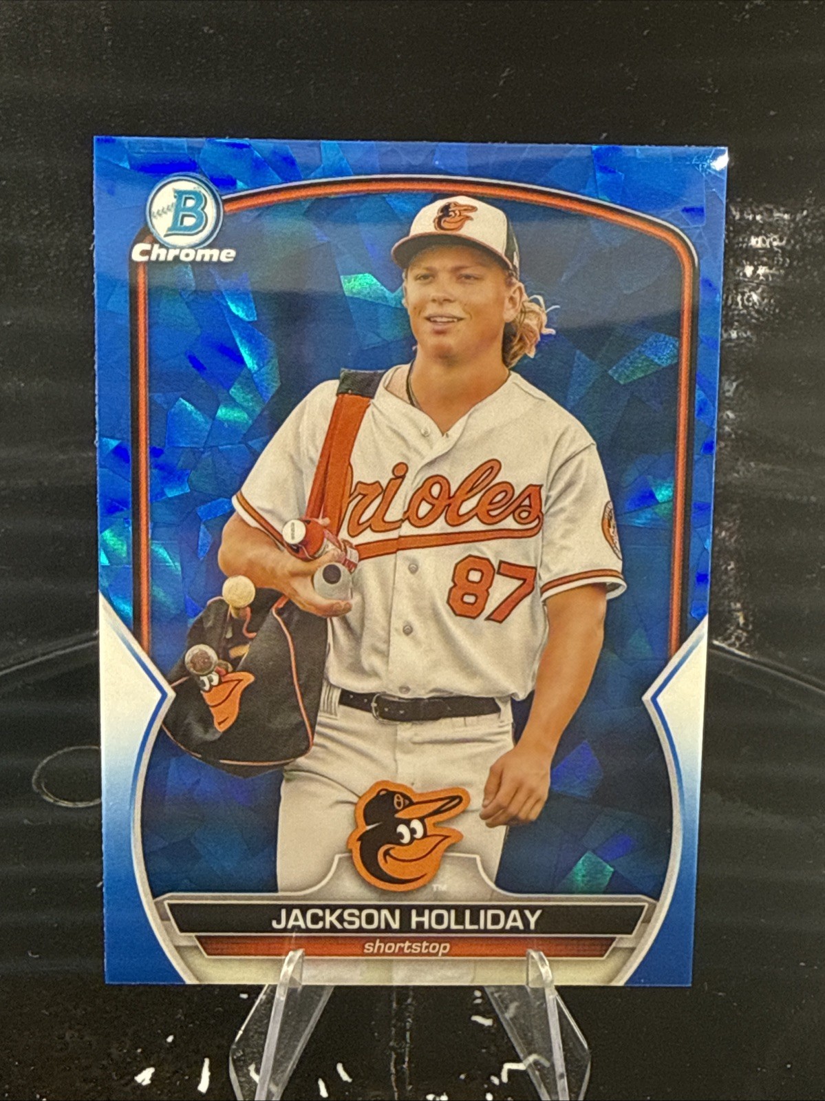 2023 Bowman Chrome Sapphire Edition - Prospects Image Variation Jackson Holliday