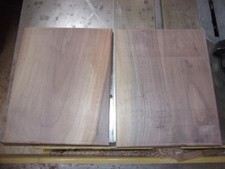 2 PC WALNUT CHARCUTERIE BOARDS KILN DRIED LUMBER D56D 11"X 9"X 3/4" PLAQUE