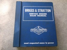 Huge Briggs & Stratton Sales Manual 1980's Binder