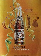 PUBLICITE PEPSI COLA AMICAL FETE COTILLON SODA DE 1962 FRENCH AD PUB COULEUR