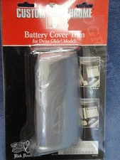 RICK DOSS 46-150 HARLEY DAVIDSON DYNA CHROME BATTERY COVER FXDWG WIDE GLIDE 