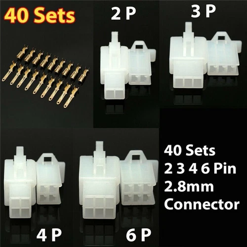 380x Steckverbinder Sortiment KFZ Stecker 2-6 Polig Auto Buchse Set 1,0-2,5 mm² - Bild 3 von 9