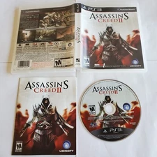 Assassin's Creed II (Sony PlayStation 3, 2009) CIB, MINT, TESTED & WORKING