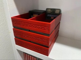 Game Boy Advance GBA Game Tray Stackable Portable Cartridge Storage Organizer