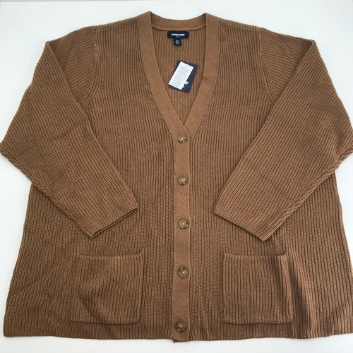 Lands' End Cardigan 3X Sweater Womens 