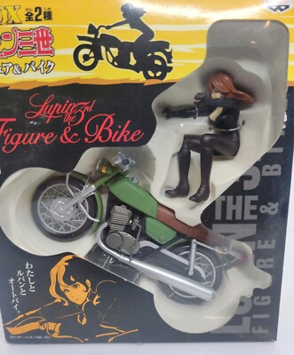 LUPINⅢ30th ANNIVERSARY 人気のFUJIKOモデル Banpresto LUPIN The 3rd DX Figure And Bike Motorcycle Fujiko