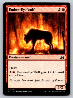 Ember-Eye Wolf Shadows over Innistrad Regular