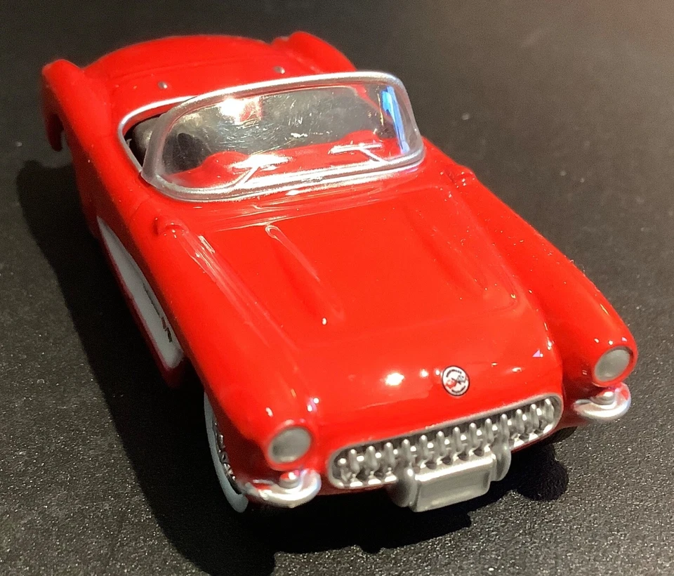 1957 Corvette 1/64 Scale Chevrolet C1 Vette Red & White High Speed Products MFG. - Image 3 of 4