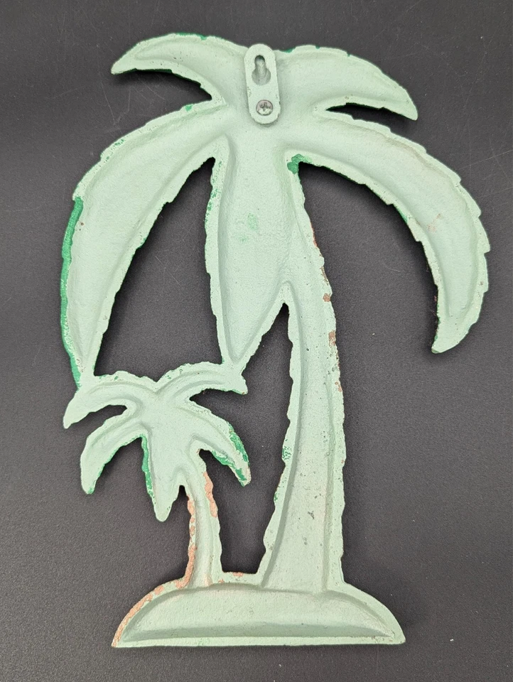 DECORACIÓN COLGANTE PARED PALMERAS HIERRO FUNDIDO 11.5" X 8", SIN MARCA Foto 3 de 4