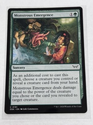 Monstrous Emergence Duskmourn: House of Horror #191 | eBay