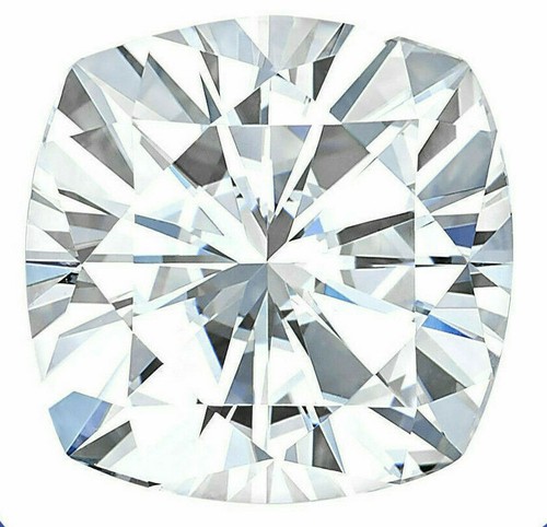 White Cubic Ziconia Cushion Cut 8 & 12 mm Loose Stones Very Best Quality - Picture 4 of 4