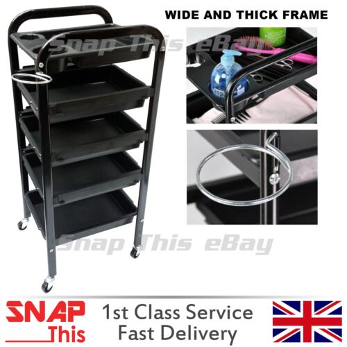 Salon Hairdresser Barber Beauty Storage Trolley Drawers Hair Cart Spa Colouring - Picture 1 of 4