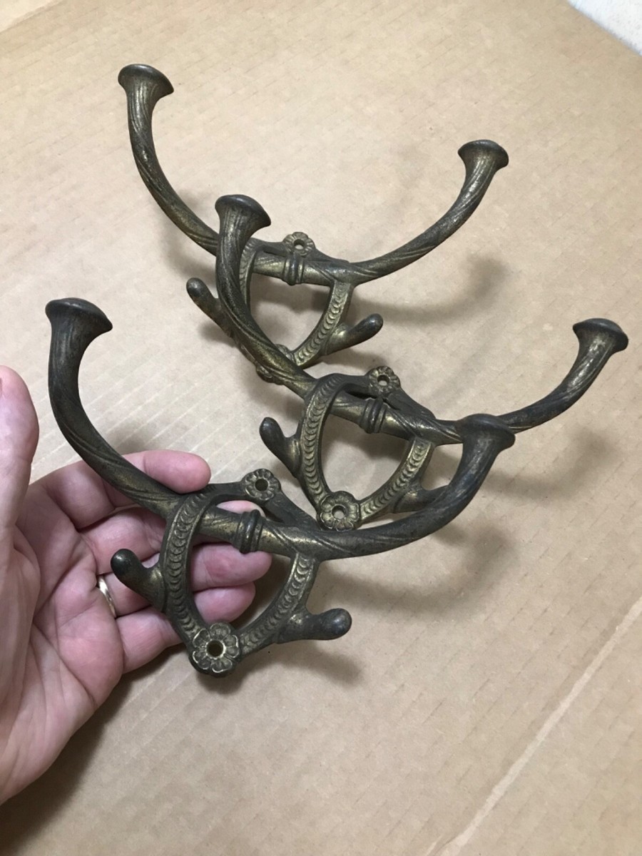 ANTIQUE HUGE ORIGINAL BRONZE CRAFTSMAN WALL Hook Eastlake