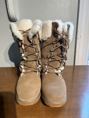 air and grace shearling boots