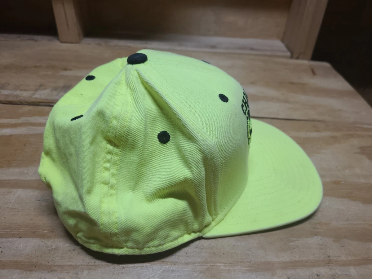 neon green adidas hat