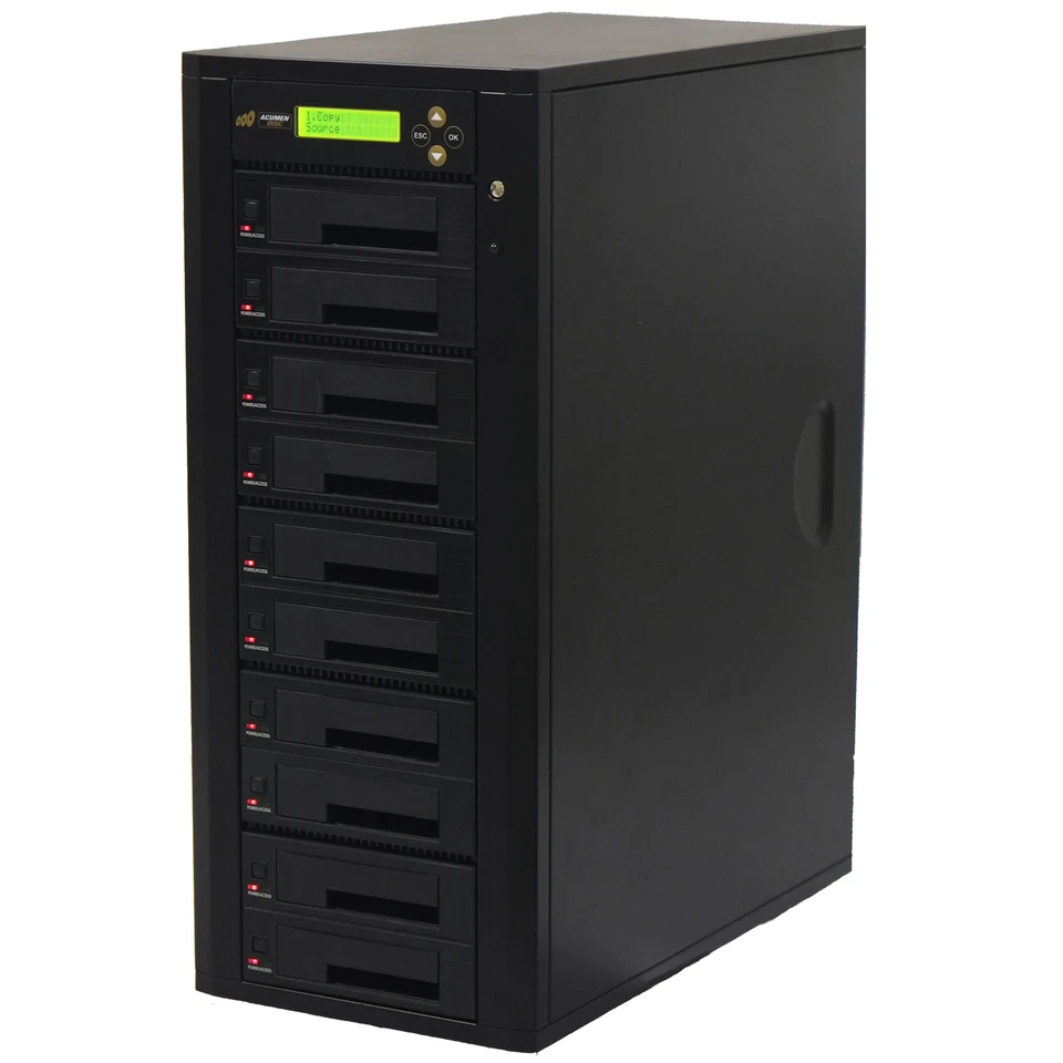 1 to 9 SATA Hard Drive Duplicator - HDD SSD Clone Copier & DoD Eraser 36GB/Min - Image 2 of 3