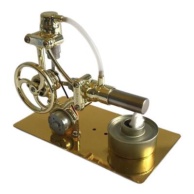 Stirlingmotor Motor Miniatur Dampf Stromerzeugung experimentell