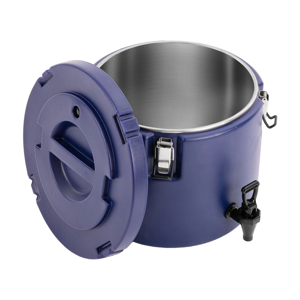 Enfriador de bebidas aislado de 5 galones con interior y caño de acero inoxidable Foto 3 de 4