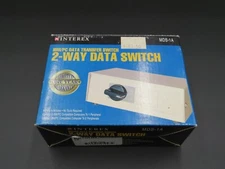 Interex 2-Way IBM/PC Data Transfer Switch MDS-1A - New Old Stock