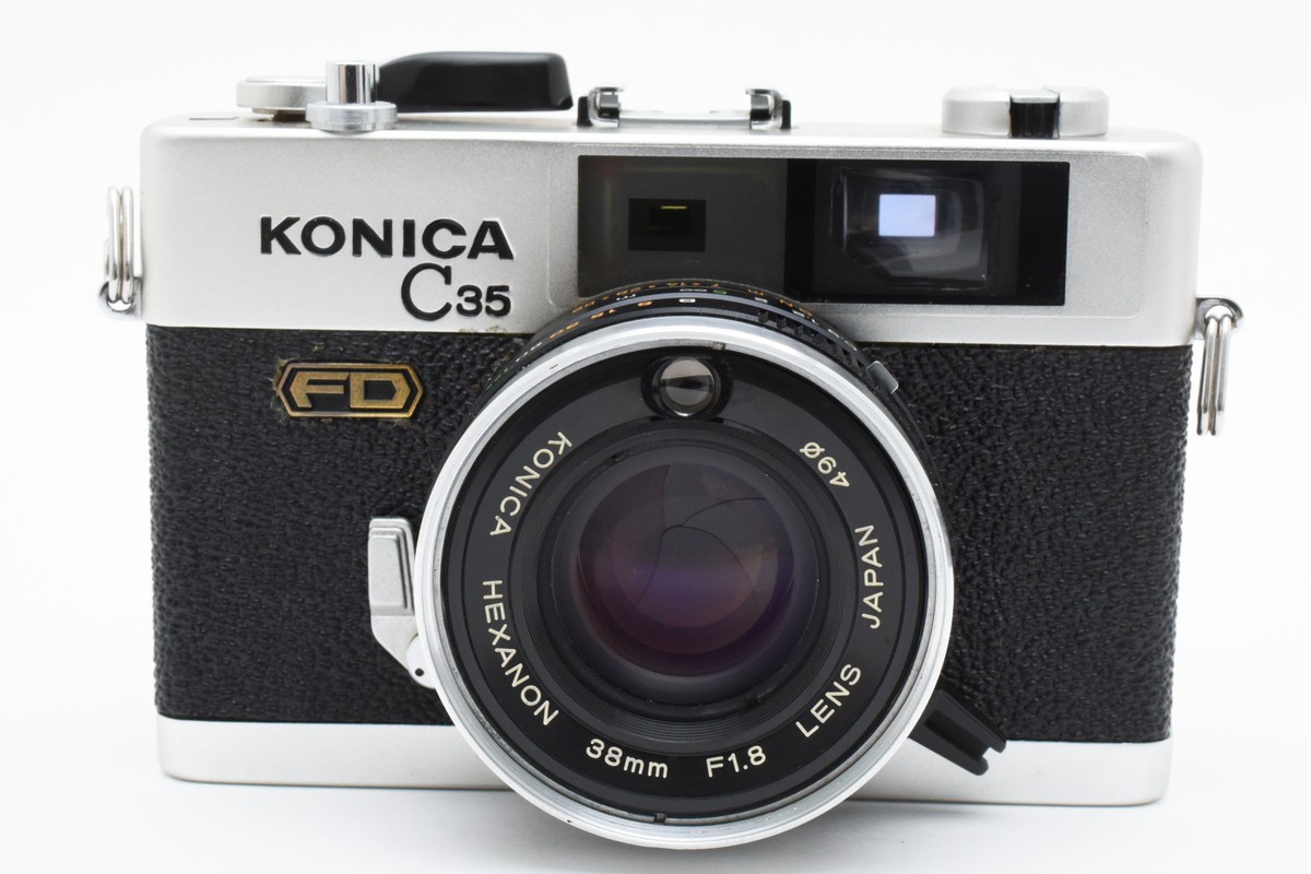 ⭐️美品⭐️コニカ Konica C35 FD HEXANON 38mm F1.8 MINT] Konica C35 FD Hexanon Lens 38mm f1.8 Compact Film
