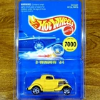 Hot Wheels Vintage Early Times '95 Hemet 3-Window '34 1 of 7000 Yellow PC5 1995