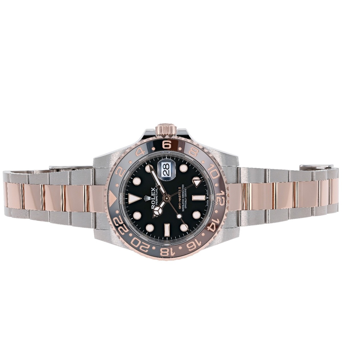 邦楽 president Rolex GMT-Master II 126711CHNR NEW 2025 Rose Gold & Steel – BDHD