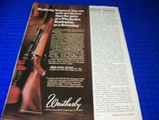 1983 WEATHERBY VANGUARD "WEATHERBY VANGUARD"..1-PAGE ORIGINAL SALES AD (982EE)