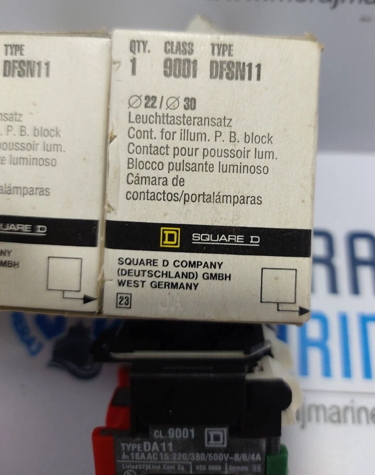 Square D 9001 Type DA11 Cont. Pour Illum P.B Bloc Classe 9001 Type DFSN11 - Photo 2/4