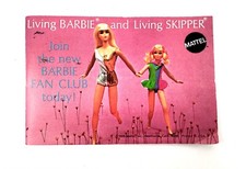 Vtg 1970 Living Barbie and Living Skipper Mattel Booklet Mattel