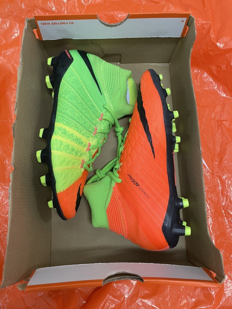 NIKE HYPERVENOM PHANTOM 3 DF FG SOCCER CLEATS SIZE 6Y | eBay