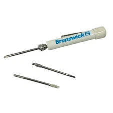 Vintage Brunswick Mini Screwdriver Set With Interchangeable Heads & Storage