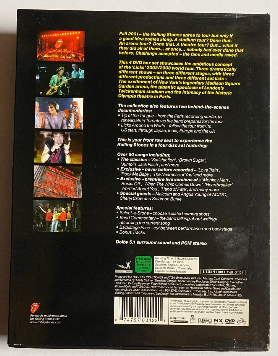 Rolling Stones Four Flicks - 4 DVD Set | eBay