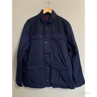 UNTUCKit Men s Navy Blue Rodier Coat Size XL NWOT