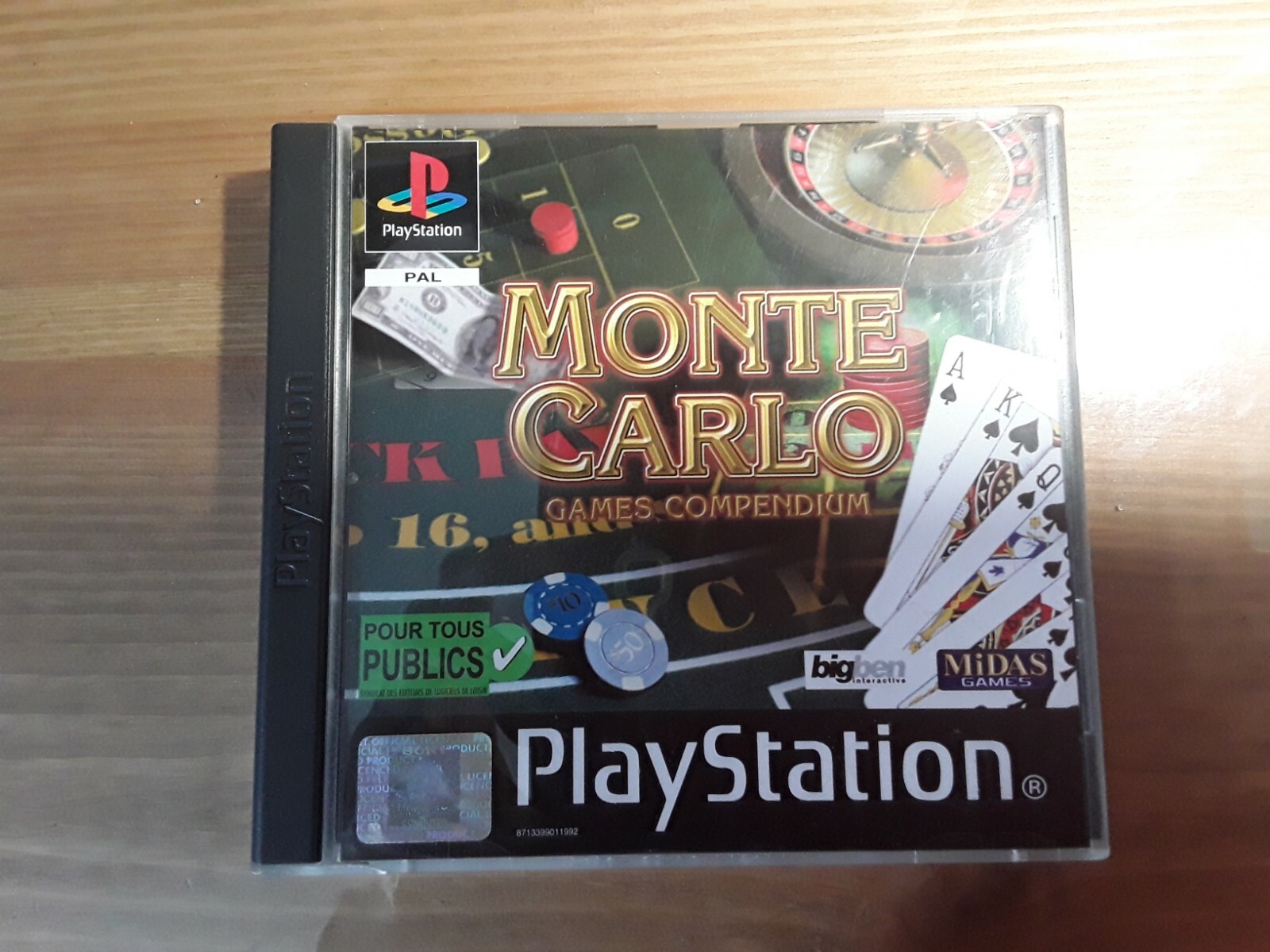 Monte Carlo Games Compendium Playstation Prix Photo Présentation